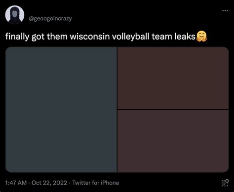 Wisconsin volleyball team leak pics 4chan. Things To Know About Wisconsin volleyball team leak pics 4chan. 